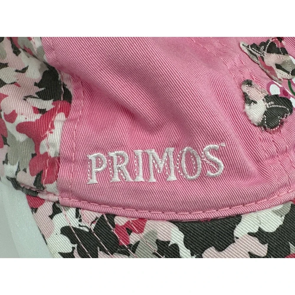 Primos Butterfly Camo Baseball Cap Kids One Size Pink Hunting Floral Embroidery